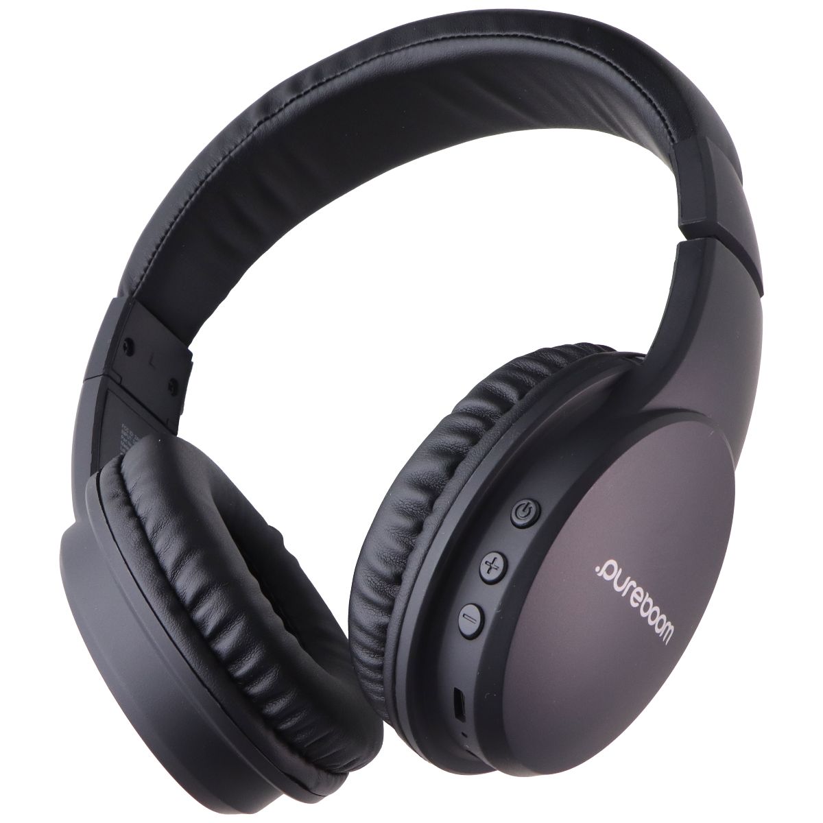 PureGear PureBoom Bluetooth Wireless Headphones - Black (63574PG) Cell Phone - Headsets PureGear - Simple Cell Bulk Wholesale Pricing - USA Seller