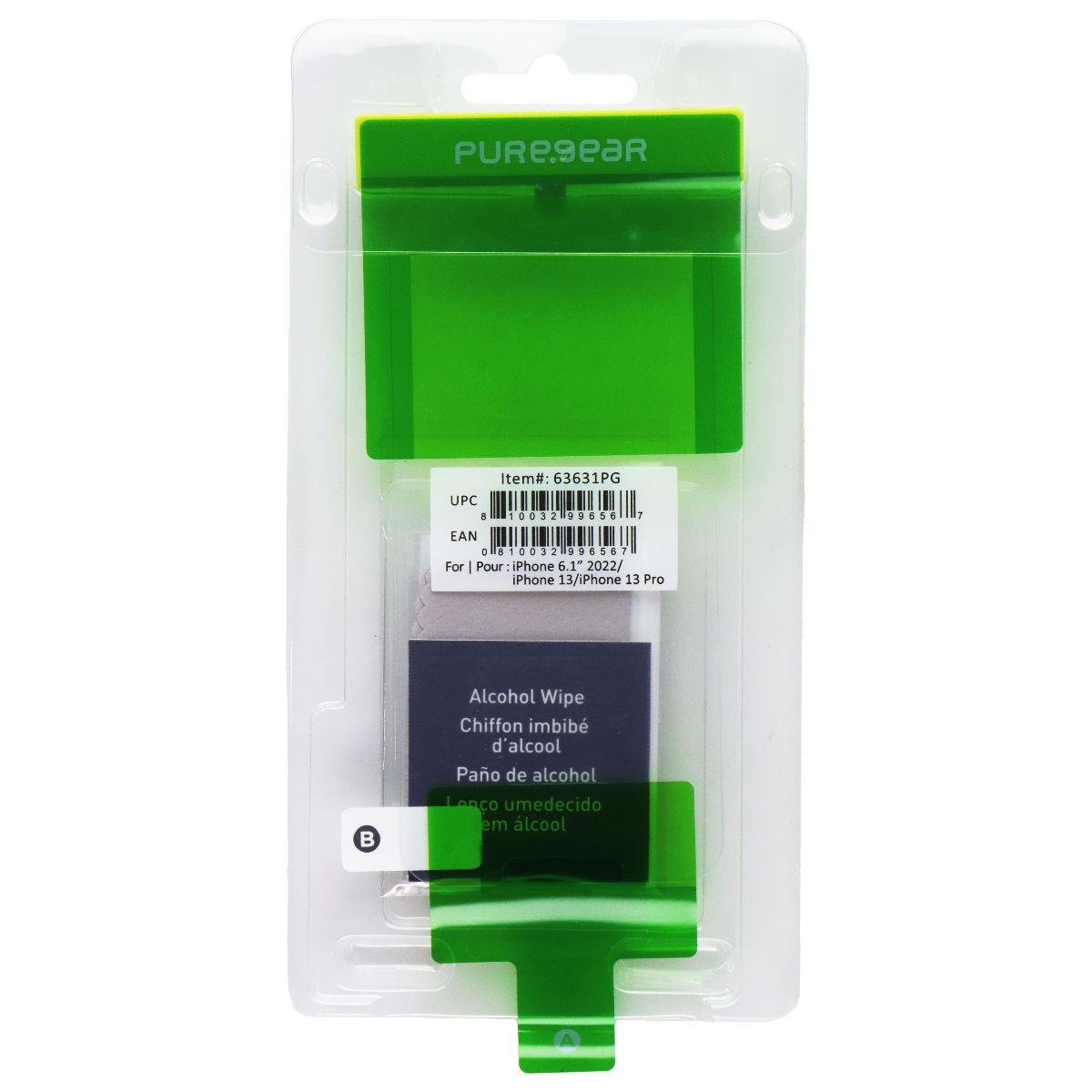 PureGear Tempered Glass for Apple iPhone 14 / 13 / 13 Pro - Bulk Packaging Cell Phone - Screen Protectors PureGear - Simple Cell Bulk Wholesale Pricing - USA Seller