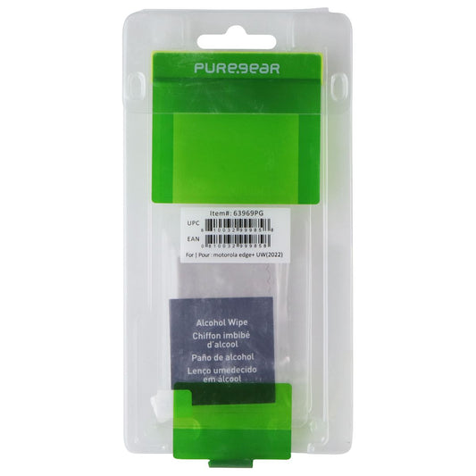 PureGear Tempered Glass for Motorola Edge+ UW (2022) - Clear (BULK) 63969PG Cell Phone - Screen Protectors PureGear - Simple Cell Bulk Wholesale Pricing - USA Seller