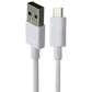 PureGear (6Ft) USB-A to USB-C Charging Cable - White (64393PG) Cell Phone - Cables & Adapters PureGear    - Simple Cell Bulk Wholesale Pricing - USA Seller