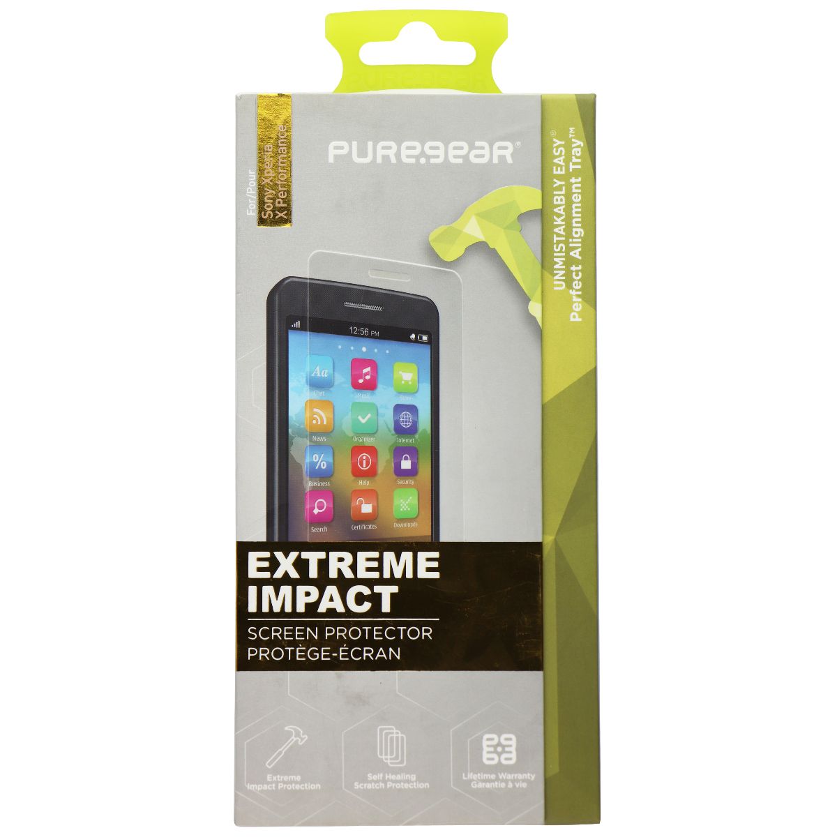 PureGear Extreme Impact Screen Protector for Sony Xperia X Performance (2016) Cell Phone - Screen Protectors PureGear - Simple Cell Bulk Wholesale Pricing - USA Seller