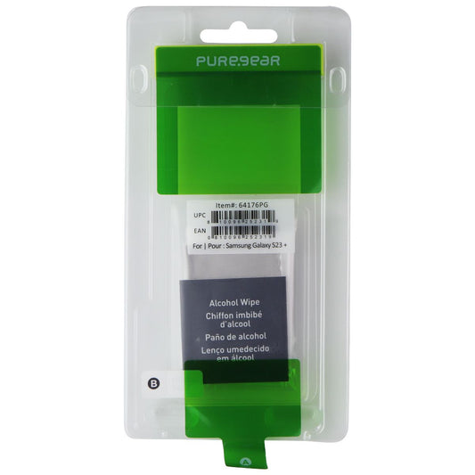 PureGear Tempered Glass for Samsung Galaxy S23+ (Plus) - Clear (BULK) 64176PG Cell Phone - Screen Protectors PureGear - Simple Cell Bulk Wholesale Pricing - USA Seller