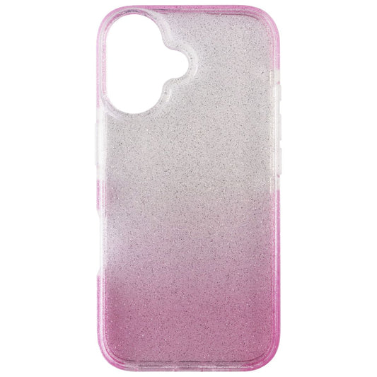 PureGear Slim Shell Designer Series Case for Apple iPhone 16 - Pink/Glitter Cell Phone - Cases, Covers & Skins PureGear - Simple Cell Bulk Wholesale Pricing - USA Seller