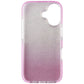 PureGear Slim Shell Designer Series Case for Apple iPhone 16 - Pink/Glitter