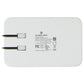 Qmadix Full Metal Jacket Dual-Port USB-C & USB-A 3.0 PD Charge Adapter - White Cell Phone - Cables & Adapters Qmadix - Simple Cell Bulk Wholesale Pricing - USA Seller