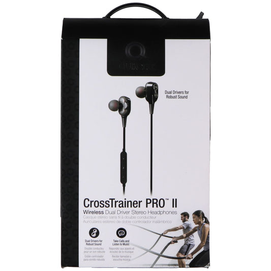 Quikcell CrossTrainer PRO II Wireless Dual Driver Stereo Headphones - Black Portable Audio - Headphones Quikcell    - Simple Cell Bulk Wholesale Pricing - USA Seller