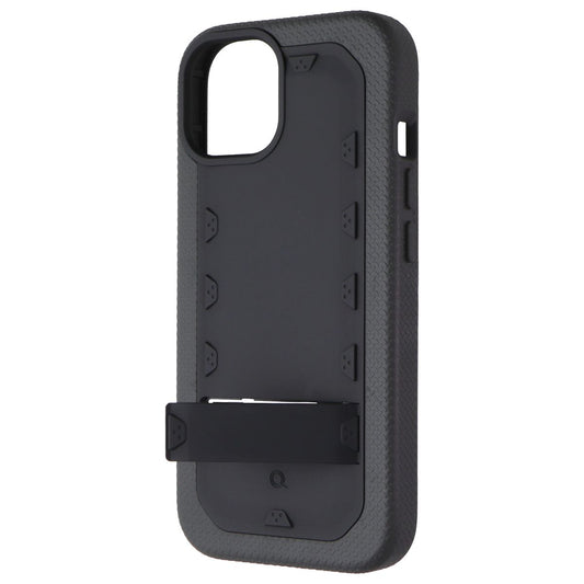 Quikcell Grand Advocate Two-Layer Kickstand Case for Apple iPhone 15 - Black Cell Phone - Cases, Covers & Skins Quikcell - Simple Cell Bulk Wholesale Pricing - USA Seller