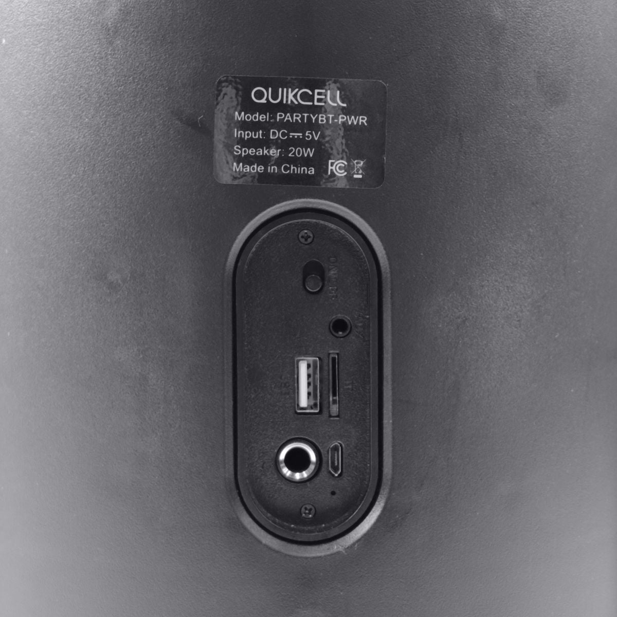 Quikcell Party Beat Power Series Wireless Speaker with LED Lights - Black Home Multimedia - Home Speakers & Subwoofers Quikcell - Simple Cell Bulk Wholesale Pricing - USA Seller