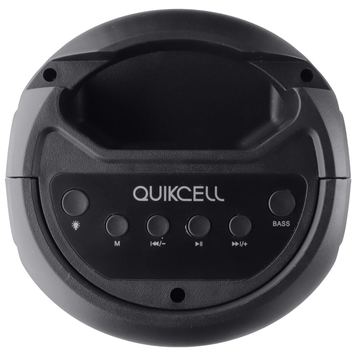 Quikcell Party Beat Boost Wireless LED Speaker with Microphone Input - Black Home Multimedia - Home Speakers & Subwoofers Quikcell    - Simple Cell Bulk Wholesale Pricing - USA Seller