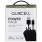 Quikcell Power Pack 2.4A Wall Charger with 4Ft USB-A to Lightning 8-Pin Cable Cell Phone - Cables & Adapters Quikcell    - Simple Cell Bulk Wholesale Pricing - USA Seller