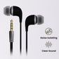 Quikcell QMIX 100 Series Wired 3.5mm Earbuds - Black Portable Audio - Headphones Quikcell - Simple Cell Bulk Wholesale Pricing - USA Seller