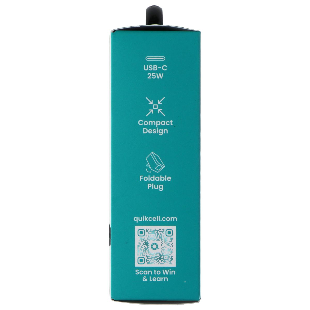 Quikcell (25W) PD Wall Charger USB-C Single Port Adapter - Black Cell Phone - Cables & Adapters Quikcell - Simple Cell Bulk Wholesale Pricing - USA Seller