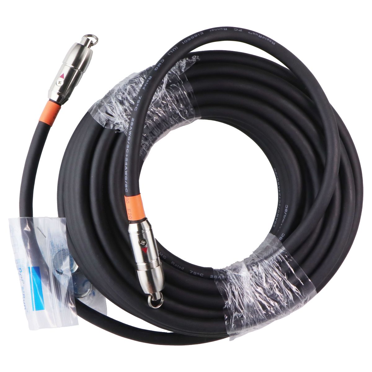 RapidRun 35 Foot UXGA CMG-Rated In-Wall Coaxial Cable - Black Computer/Network - Coaxial Network Cables RapidRun - Simple Cell Bulk Wholesale Pricing - USA Seller