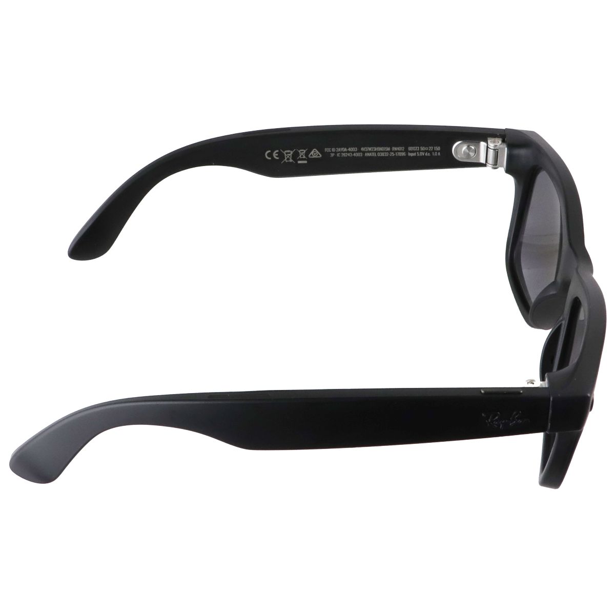 Ray-Ban Meta (GEN-2) Wayfarer AI Smart Glasses - Matte Black, Polarized