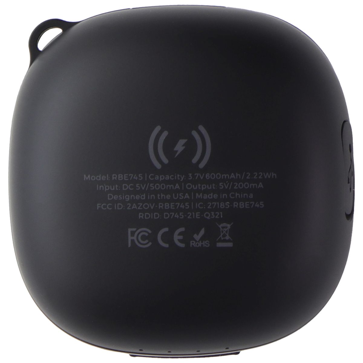 Raycon Fitness In-Ear Wireless Earbuds with Mic and Charge Case - Carbon Black Portable Audio - Headphones Raycon - Simple Cell Bulk Wholesale Pricing - USA Seller