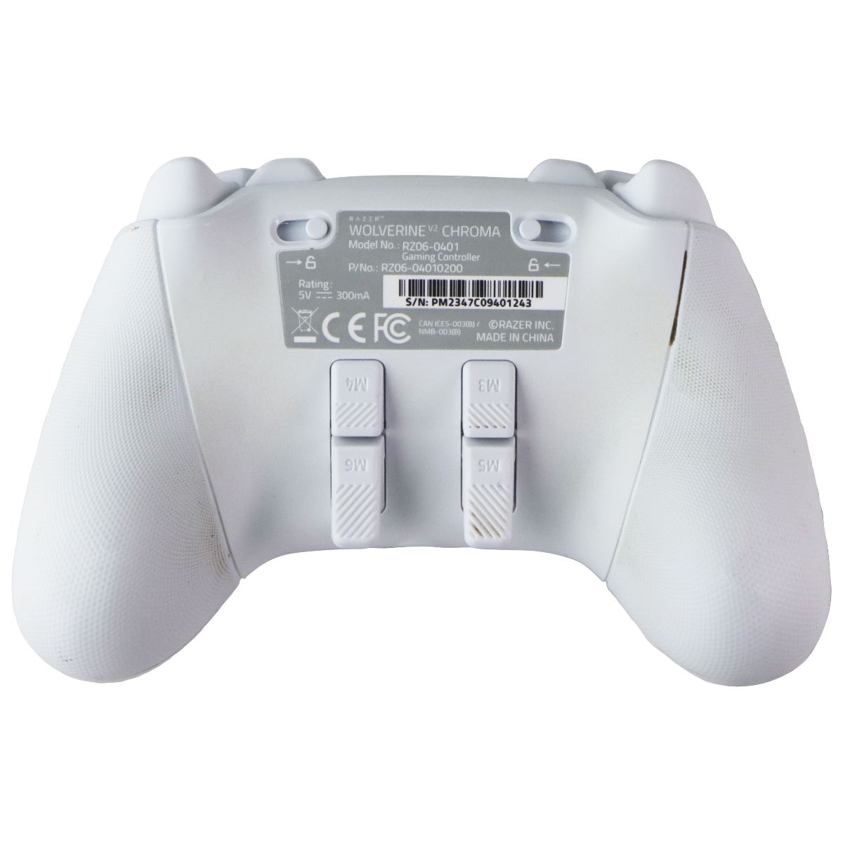 Razer Wolverine V2 Chroma Wired Gaming Pro Controller - White (RZ04-0401)