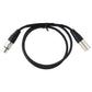 REAN Live Wire Essential XLR Microphone Cable - 1-ft Black Portable Audio - Cables & Adapters REAN - Simple Cell Bulk Wholesale Pricing - USA Seller