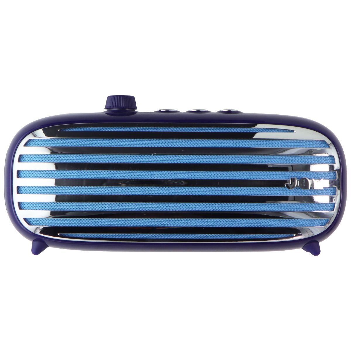 Retro Classic+ Premium Wireless Speaker with Dial Volume Control - Blue