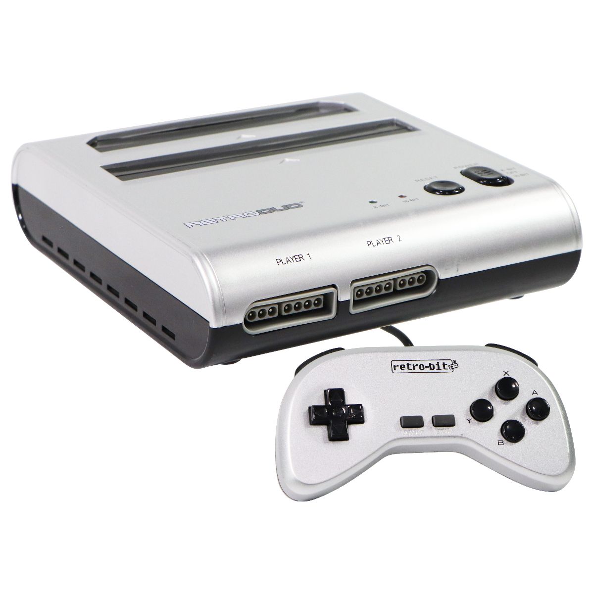 Retro-Bit Retro Duo 2 in 1 Console System - for Original NES/SNES, & Super Nintendo G Gaming/Console - Video Game Consoles Retro-Bit    - Simple Cell Bulk Wholesale Pricing - USA Seller