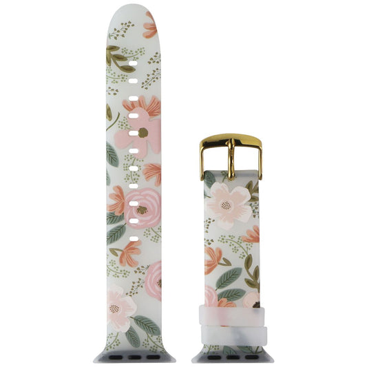 Rifle Paper Co. Watch Band 38-41mm for Apple Watch Series 1-8/SE - Wild Flowers Smart Watch Accessories - Watch Bands Rifle Paper Co. - Simple Cell Bulk Wholesale Pricing - USA Seller