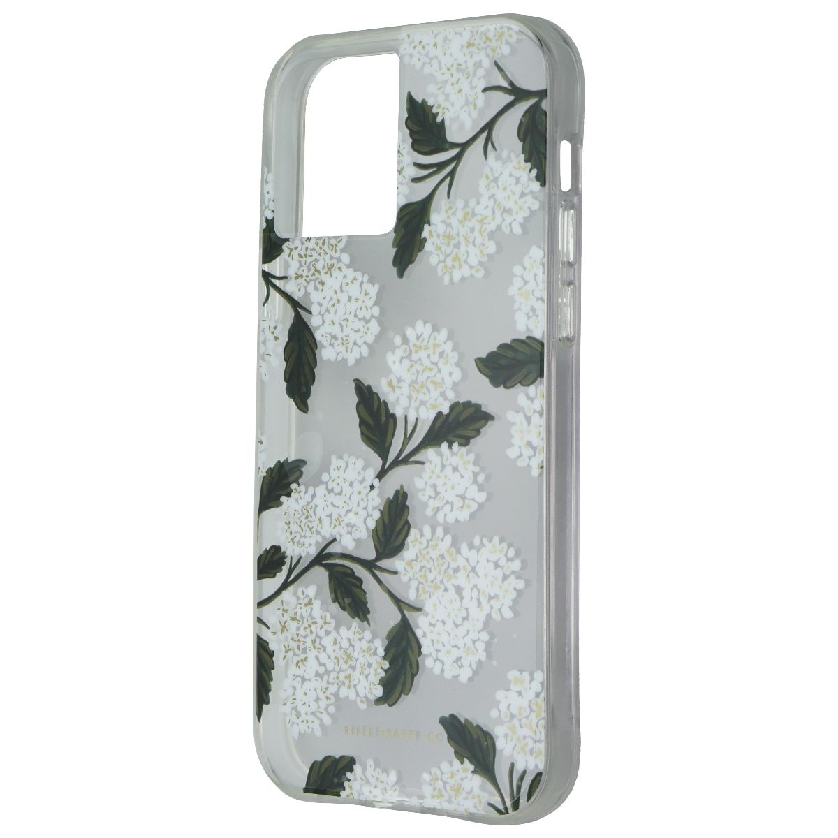 Rifle Paper Co Hard Case for iPhone 12 and 12 Pro - Hydrangea White/Clear Cell Phone - Cases, Covers & Skins Rifle Paper Co.    - Simple Cell Bulk Wholesale Pricing - USA Seller