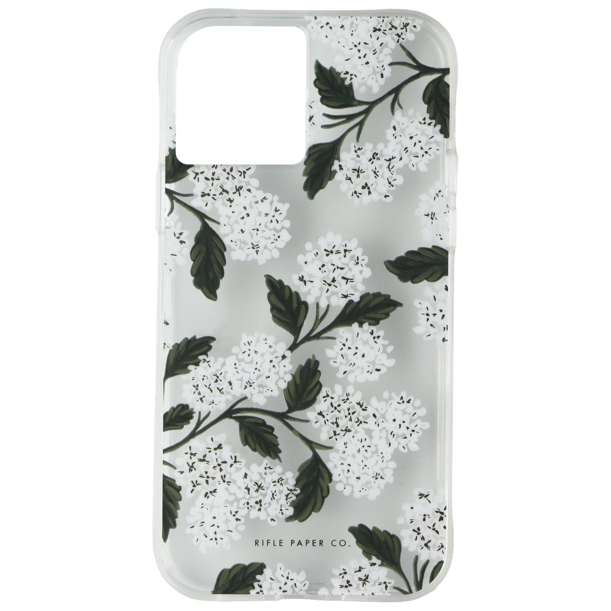 Rifle Paper Co Hard Case for iPhone 12 and 12 Pro - Hydrangea White/Clear Cell Phone - Cases, Covers & Skins Rifle Paper Co.    - Simple Cell Bulk Wholesale Pricing - USA Seller