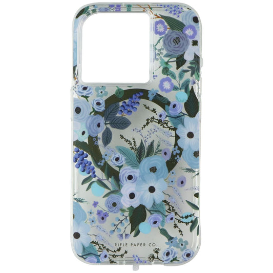 Rifle Paper Co. Hard Case for MagSafe for iPhone 15 Pro - Garden Party Blue Cell Phone - Cases, Covers & Skins Rifle Paper Co. - Simple Cell Bulk Wholesale Pricing - USA Seller