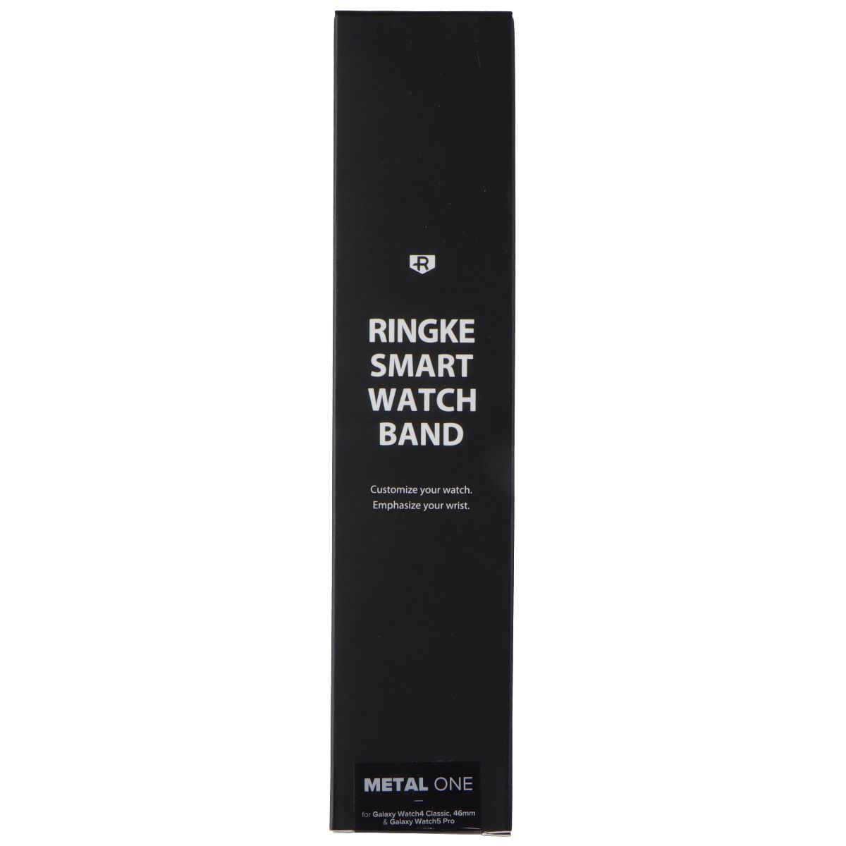 Ringke Metal One Band for Galaxy Watch4 Classic 46mm & Watch5 Pro 45mm - Black Smart Watch Accessories - Watch Bands Ringke - Simple Cell Bulk Wholesale Pricing - USA Seller