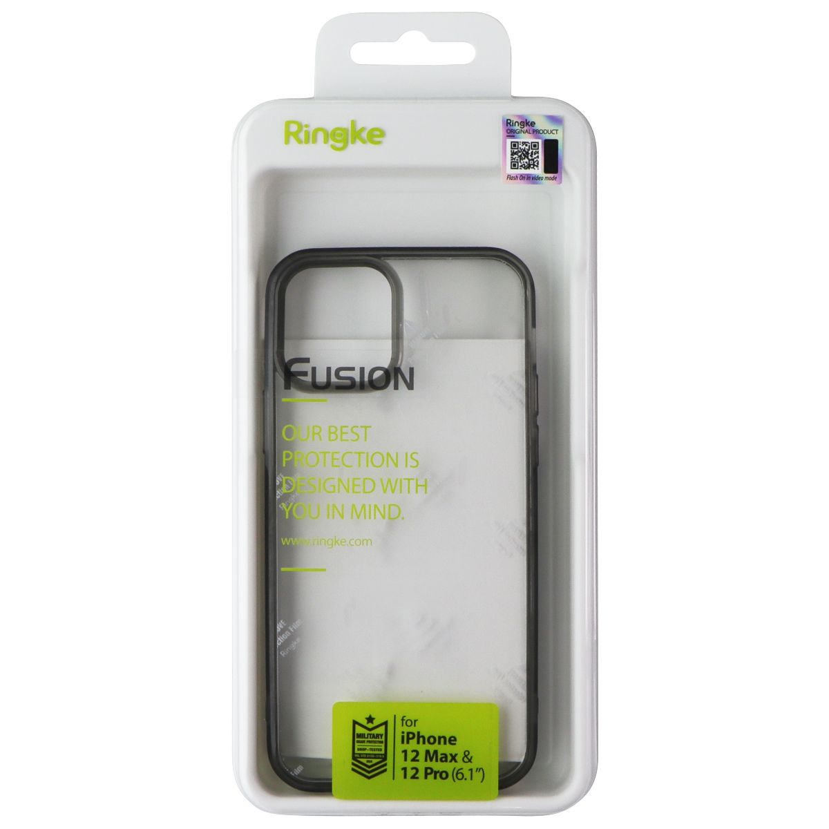 Ringke Fusion Series Case for Apple iPhone 12/12 Pro - Smoke Cell Phone - Cases, Covers & Skins Ringke - Simple Cell Bulk Wholesale Pricing - USA Seller