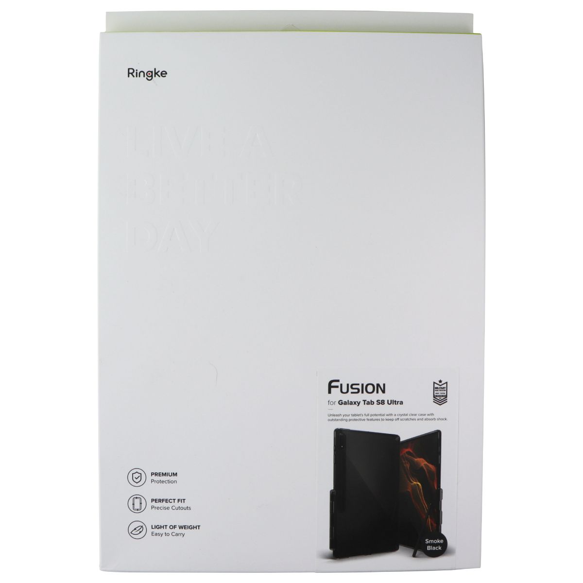 Ringke Fusion Series Case for Samsung Galaxy Tab S8 Ultra - Smoke Black iPad/Tablet Accessories - Cases, Covers, Keyboard Folios Ringke - Simple Cell Bulk Wholesale Pricing - USA Seller