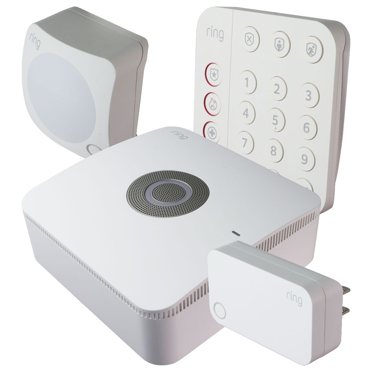 Ring Alarm Pro (newest model), 8-Piece Kit, Built-in eero Wi-Fi 6 Router 5AT3T3 Networking - Wireless Wi-Fi Routers Ring - Simple Cell Bulk Wholesale Pricing - USA Seller