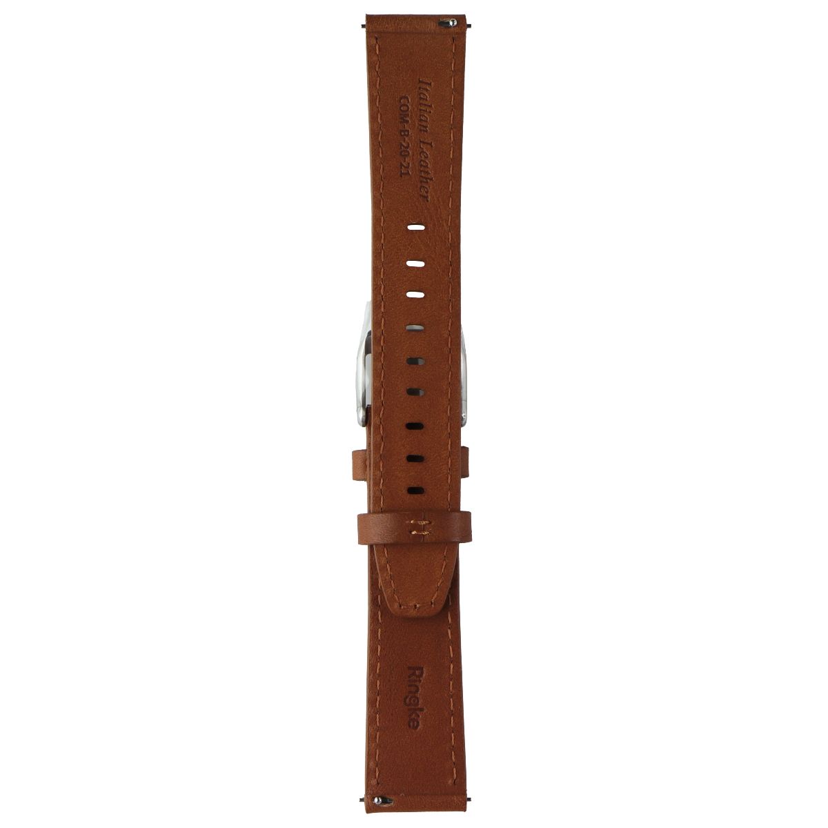Ringke Leather One Classic Watch Band for (20mm) Galaxy Watch Lugs - Brown Smart Watch Accessories - Watch Bands Ringke - Simple Cell Bulk Wholesale Pricing - USA Seller