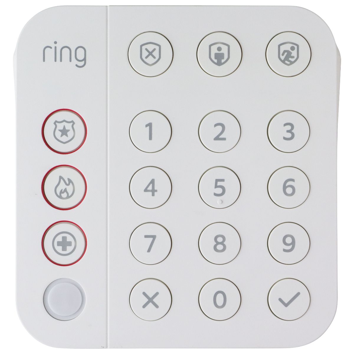 Ring Alarm Z-Wave S2 (2nd Gen) Mountable Wireless Keypad - White (5AT2S7)