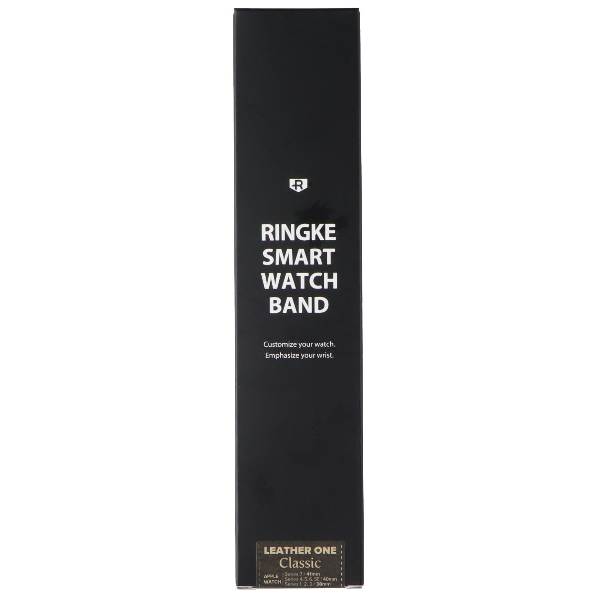 Ringke Leather One Classic Smart Watch Band for Apple Watch (42mm-38mm) - Black Smart Watch Accessories - Watch Bands Ringke - Simple Cell Bulk Wholesale Pricing - USA Seller
