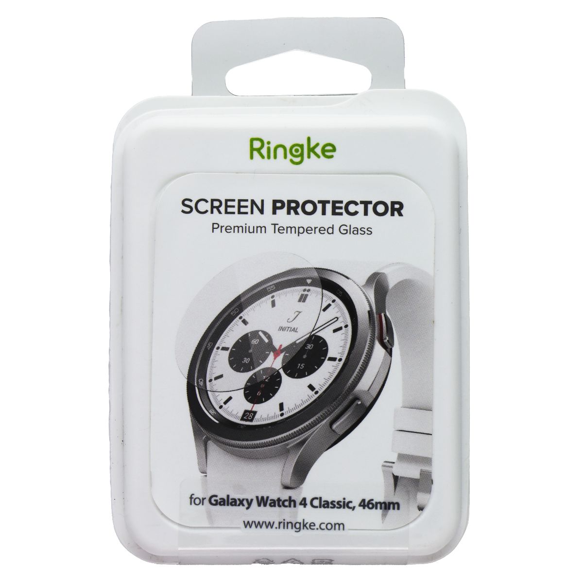 Ringke Tempered Glass Screen Protector for Galaxy Watch4 Classic (46mm) - 4 Pack Smart Watch Accessories - Screen Protectors Ringke - Simple Cell Bulk Wholesale Pricing - USA Seller