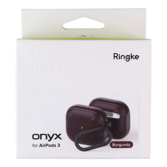 Ringke Onyx Keychain Case for Apple AirPods 3rd Gen - Burgundy