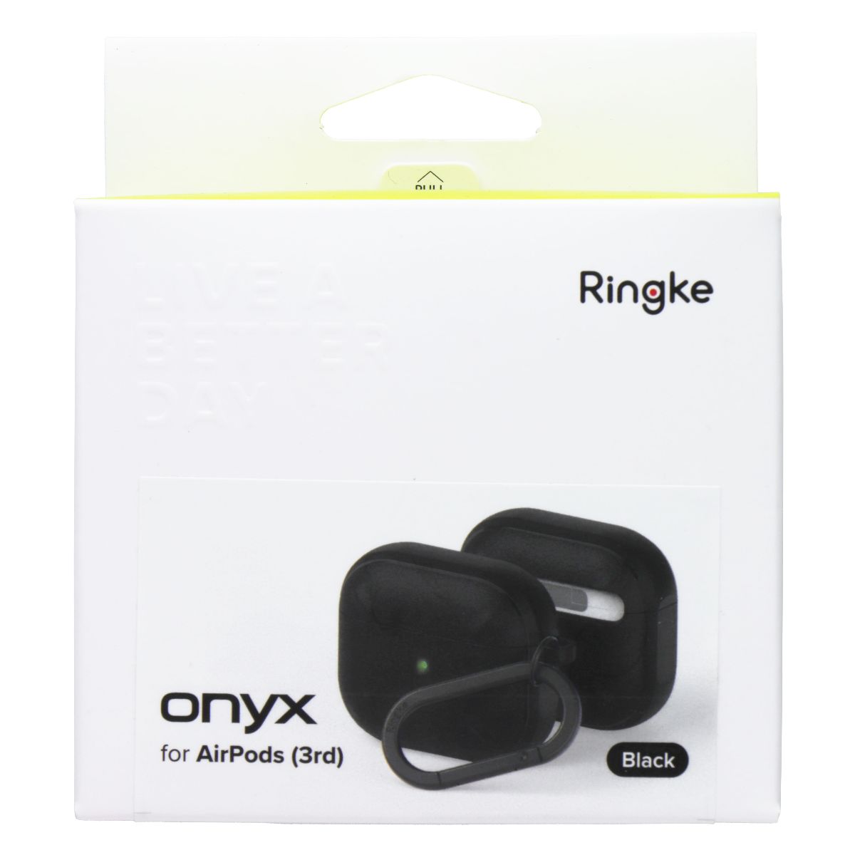 Ringke Onyx Keychain Case for Apple AirPods 3rd Gen - Black iPod, Audio Player Accessories - Cases, Covers & Skins Ringke - Simple Cell Bulk Wholesale Pricing - USA Seller