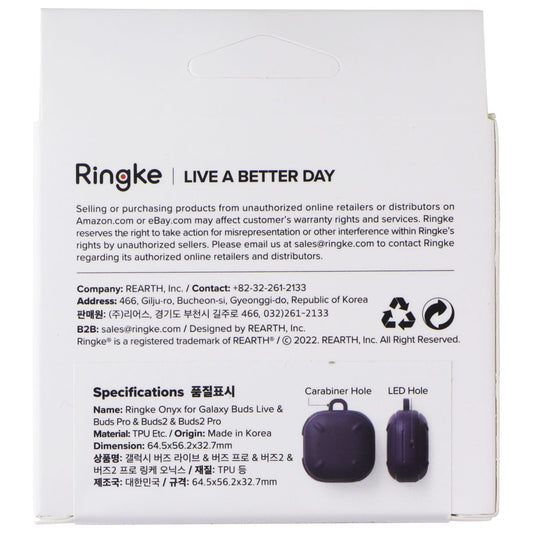 Ringke Onyx Series Case for Samsung Galaxy Buds Live/Pro/Buds2/Buds2 Pro