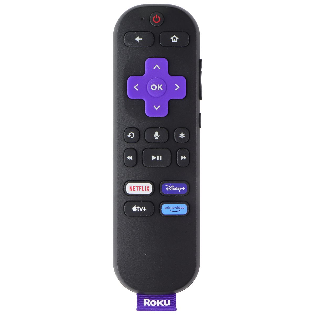Roku Voice Search Remote Control w/ Netflix/Disney+/AppleTV+/Prime Video Keys TV, Video & Audio Accessories - Remote Controls Roku - Simple Cell Bulk Wholesale Pricing - USA Seller