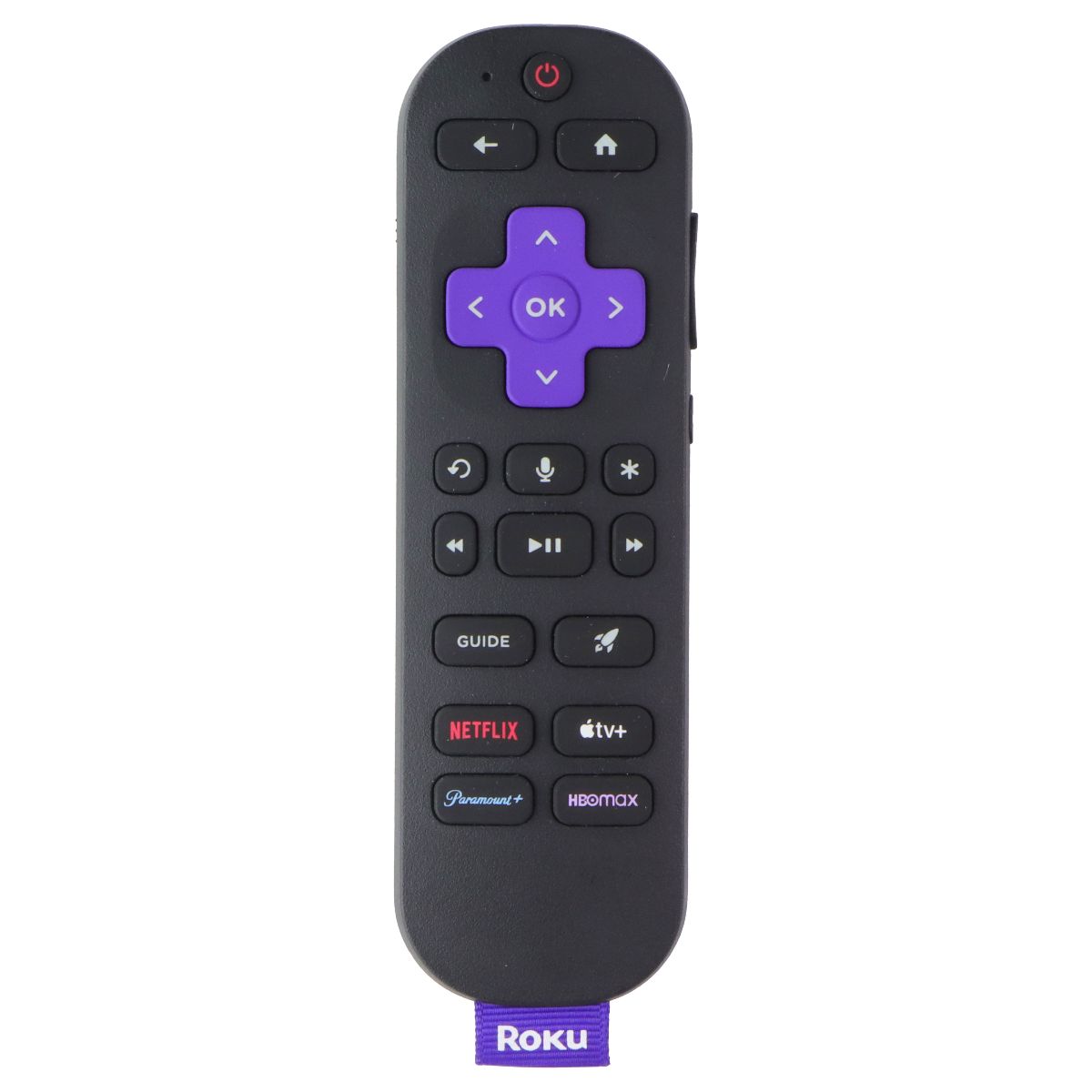 Roku Voice Remote with Netflix/AppleTV+/Paramount+/HBO Hot Keys RC-OS1 TV, Video & Audio Accessories - Remote Controls Roku - Simple Cell Bulk Wholesale Pricing - USA Seller
