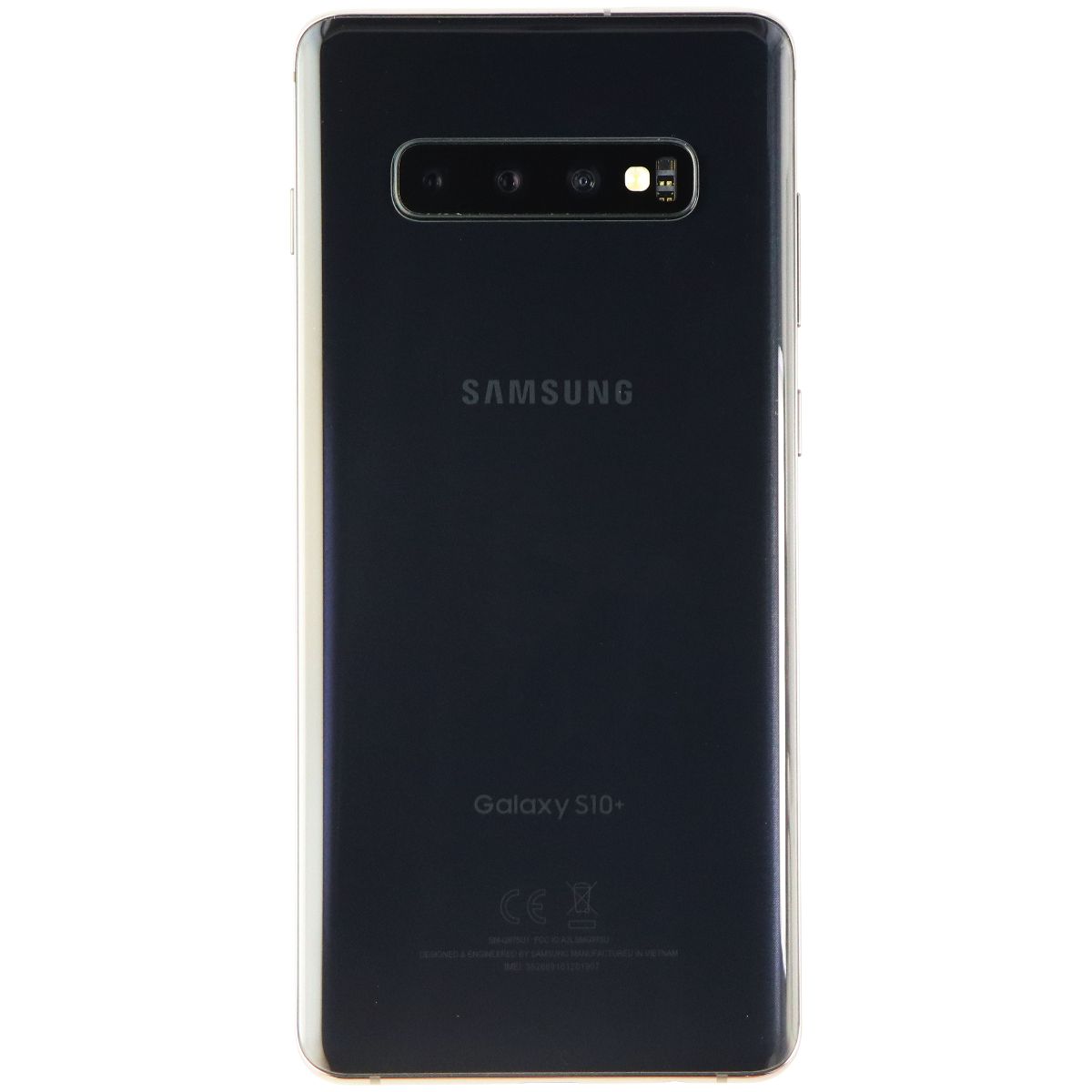 Samsung Galaxy S10+ (6.4-in) Smartphone SM-G975F Unlocked 128GB / Prism Black Cell Phones & Smartphones Samsung    - Simple Cell Bulk Wholesale Pricing - USA Seller