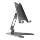 SaharaCase P10 Desktop Metal Holder for Tablets and Phones - Gunmetal iPad/Tablet Accessories - Mounts, Stands & Holders SaharaCase    - Simple Cell Bulk Wholesale Pricing - USA Seller