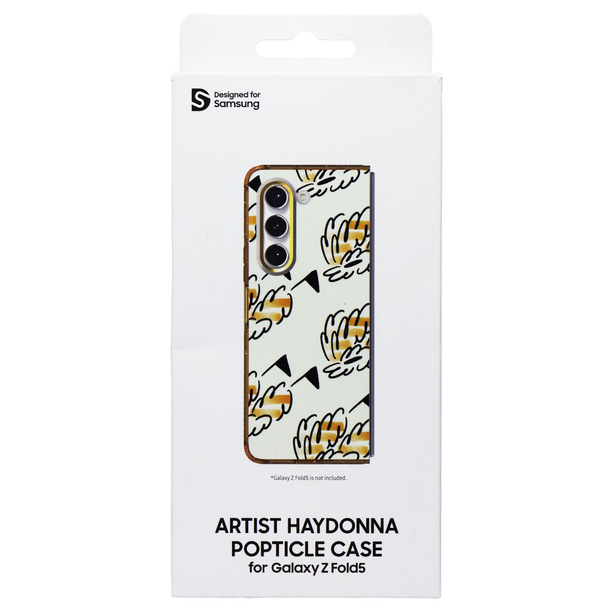 Samsung Artist Haydonna Popticle Case for Galaxy Z Fold5 - Yellow Cell Phone - Cases, Covers & Skins Samsung    - Simple Cell Bulk Wholesale Pricing - USA Seller