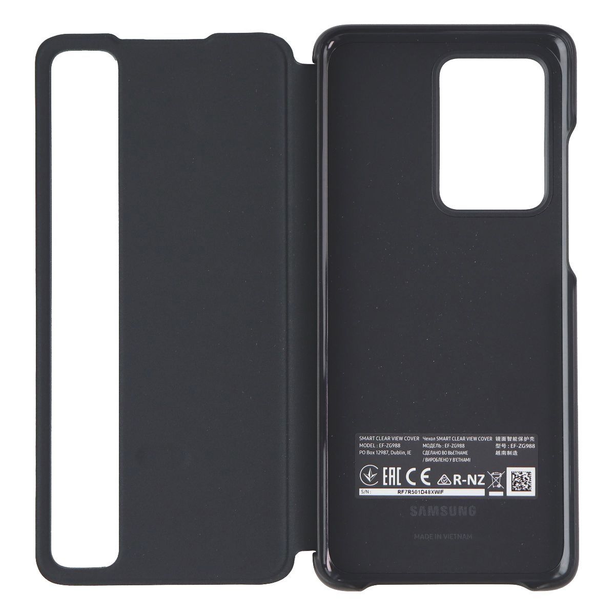 Samsung Official S-View Flip Cover Case for Samsung Galaxy S20 Ultra 5G - Gray Cell Phone - Cases, Covers & Skins Samsung - Simple Cell Bulk Wholesale Pricing - USA Seller