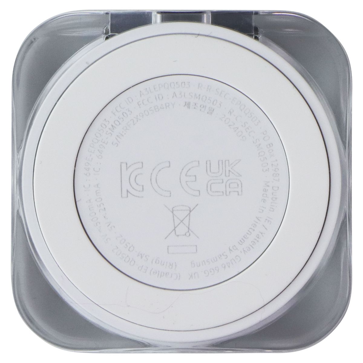 Samsung Galaxy AI Smart Ring Bluetooth Fitness Tracker - Size 12/Titanium Black