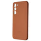 Samsung Leather Case for Galaxy S23+ (Plus) - Brown Cell Phone - Cases, Covers & Skins Samsung - Simple Cell Bulk Wholesale Pricing - USA Seller