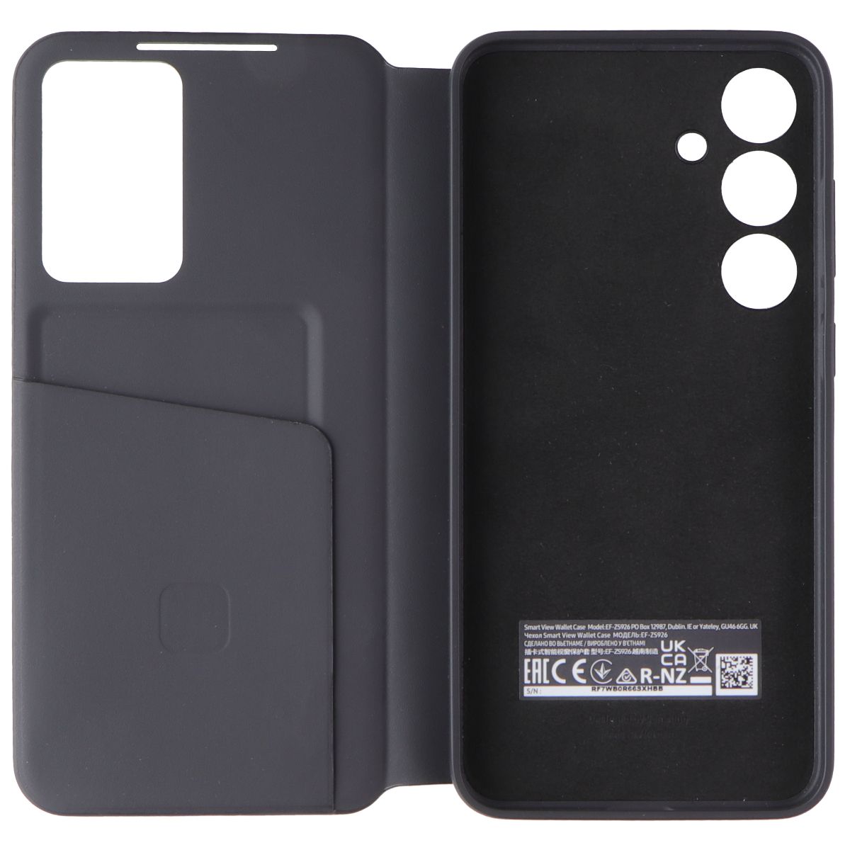 Samsung S-View Wallet Case for Galaxy S24+ / Black (EF-ZS926CBEVZW) Cell Phone - Cases, Covers & Skins Samsung    - Simple Cell Bulk Wholesale Pricing - USA Seller