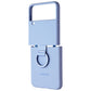 Samsung Official Silicone Cover with Ring for Galaxy Z Flip4 - Arctic Blue Cell Phone - Cases, Covers & Skins Samsung - Simple Cell Bulk Wholesale Pricing - USA Seller