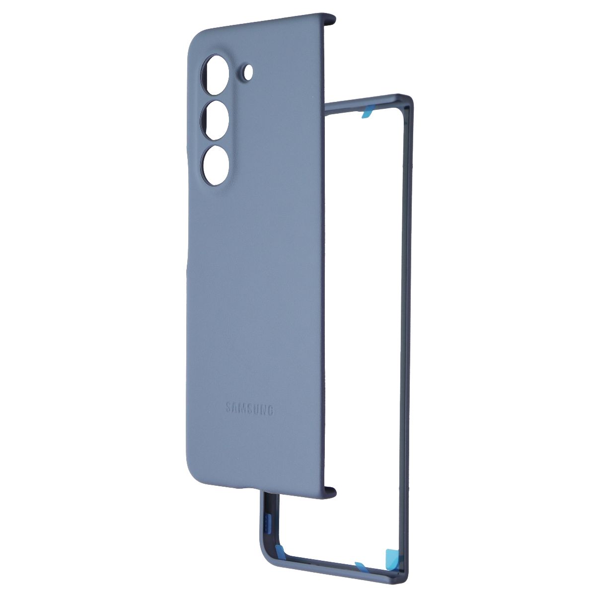 Samsung Eco-Leather Case for Galaxy Z Fold5 - Icy Blue Cell Phone - Cases, Covers & Skins Samsung    - Simple Cell Bulk Wholesale Pricing - USA Seller