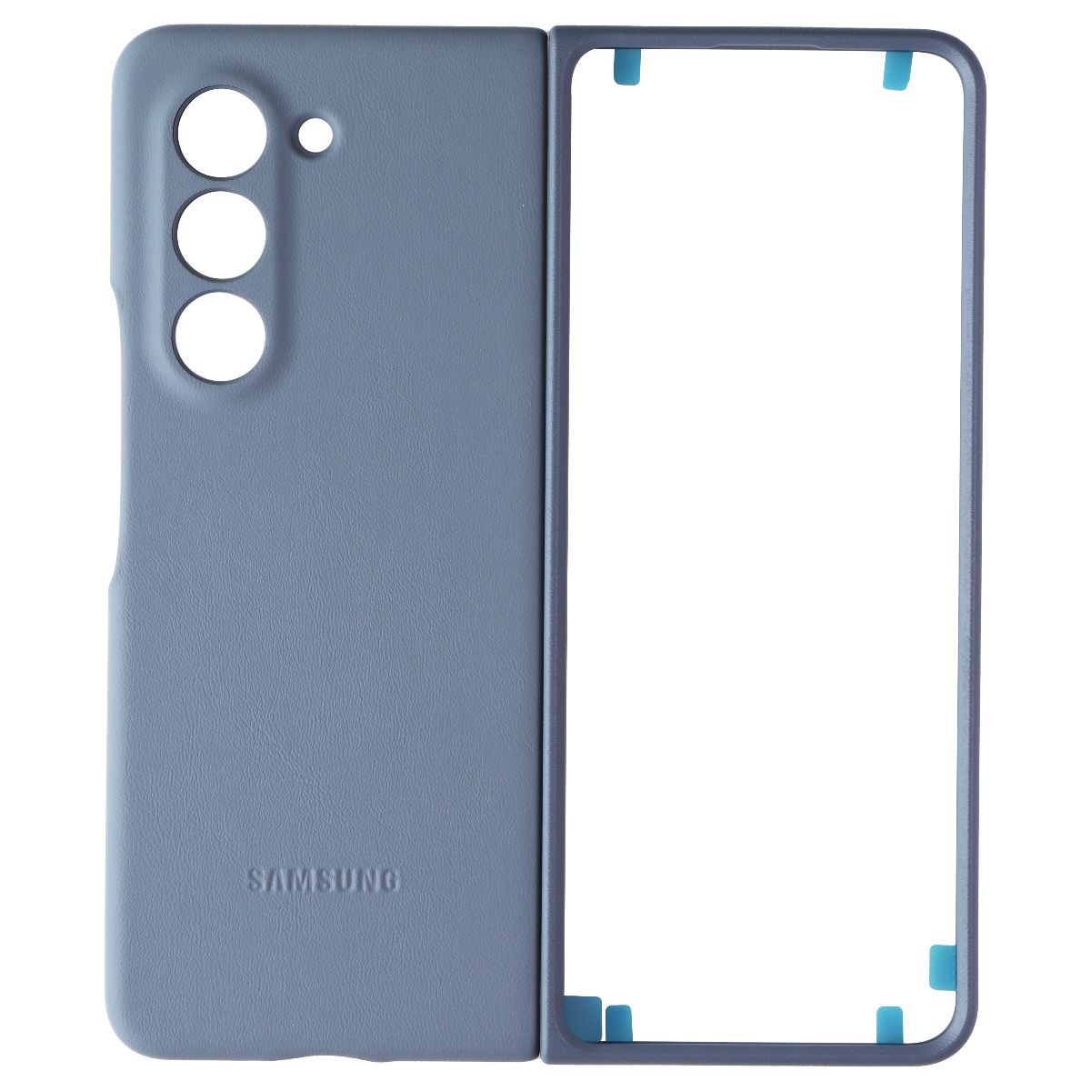 Samsung Eco-Leather Case for Galaxy Z Fold5 - Icy Blue Cell Phone - Cases, Covers & Skins Samsung - Simple Cell Bulk Wholesale Pricing - USA Seller